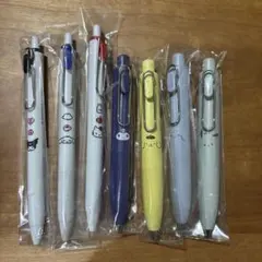 ☆タイムセール中☆サンリオキャラクター柄ユニボールoneボールペン7本セット
