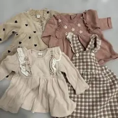 女の子まとめ売り SHEIN バースデイ ワンピース オーバーオール80-90