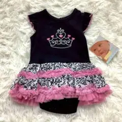 ロンパース 3〜6ヶ月 長袖 ベビー baby かわいい 女の子 フリフリのサムネイル