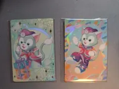 香港ディズニー 20周年ダッフィー&フレンズ トレカ ジェラトーニ２種類...2