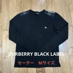 BURBERRY BLACK LABEL セーター　ブラック　M