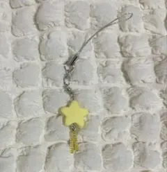 平成女児　星　キーホルダー　樹脂粘土