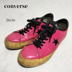 【希少】 converse　ワンスター　ピンク　スニーカー　26cm