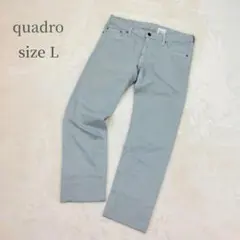 quadro クワドロ ストレートデニム L 3 日本製 FUM137
