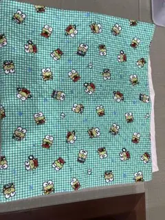 激レア！希少！けろけろけろっぴ　キルティング　はぎれ　生地　レトロ けろけろけろっぴ キルティング 生地 布 レトロ サンリオ はぎれ