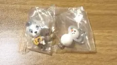 どうぶつの森　つながリングチャーム　とたけけ　ゆきだるま