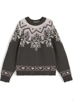 ノルディック柄ニットトップス[gn443]