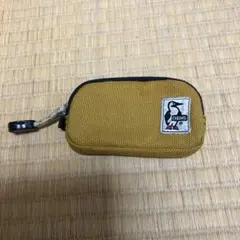 CHUMS イエロー 小型ポーチ