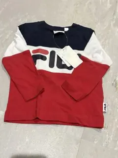 FILA 長袖カットソー 赤/白/青　80cm