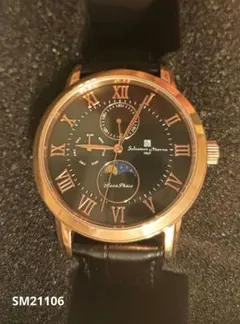 新品未使用【箱有り】Salvatore Marra ブラック SM21106