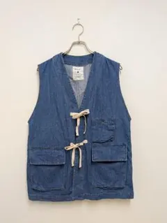 niko and…　デニム Vネック ベスト