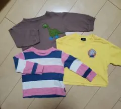 【80㎝】ベビー　長袖3枚セット　petitmain　西松屋　まとめ売り