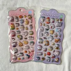 ちいかわ　ぷっくりシール 2点セット　ボンボンシール