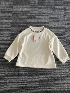 【新品 未使用】ベビー 女の子 トップス トレーナー 白 ホワイト 90cm