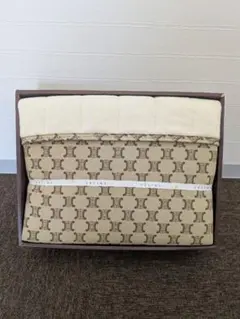 【希少・未使用】セリーヌ CELINE リバーシブルパッドシーツ マカダム柄