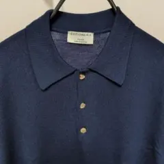 EDITIONS M.R ニットポロ ネイビー