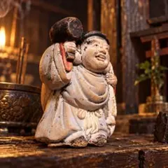 大黒天│七福神 戦火を免れた強運戦前昭和 オークション出品しません プラクルアン