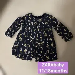 ZARAベビー　花柄ワンピース