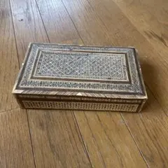 S267 ジュエリーボックス 木製 小物入れ アンティーク雑貨 - メルカリ