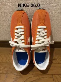 [美品]NIKE スニーカー 26.0cm オレンジ ホワイト