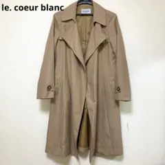 le. coeur blanc　トレンチコート　 ベージュ　キャメル　38サイズのサムネイル