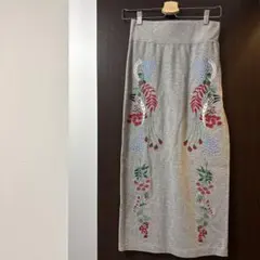 mame kurogouchi 刺繍ペンシルスカートサイズ1のサムネイル