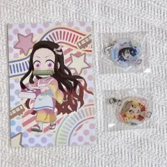 鬼滅の刃 大阪メトロ ガラポン アクリルチャーム 煉獄杏寿郎 伊之助 禰豆子