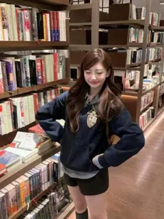 ネイビー フード付き 学生服 コート