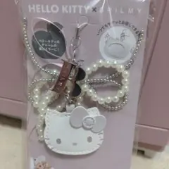 最新Ver!HELLO KITTYビーズストラップ PALE PINK ver.