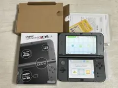 上画面IPS Newニンテンドー3DS LL メタリックブラック 箱あり