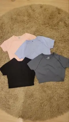 Sサイズ ヨガウェア 4色セット