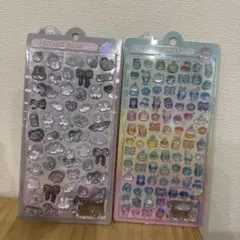 ボンボンドロップシール（しろくろ&めろめろ）