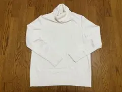 UNIQLOユニクロ100%カシミヤ タートルネックセーター XL オフホワイト