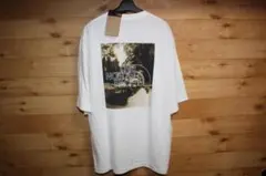 メンズL　ノースフェイス　半袖Tシャツ　NT82533 スクエアロゴティー