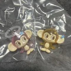 ルッキー　ミンキー　ナルミヤキャラクターズ　めじるしアクセサリー 2個セット