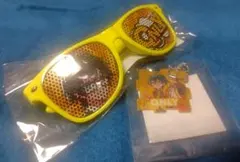 ドズル社　5周年くじ　おんりー　ピンホールサングラス　パズル型キーホルダー