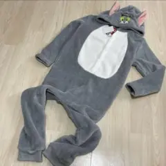 新品トム&ジェリーキッズ着ぐるみつなぎロンパース130cm