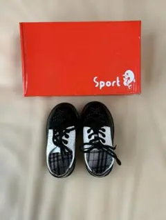 Sport 黒白フォーマルシューズ 15cm