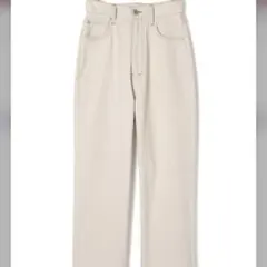 GRL 配色ステッチハイウエストストレートパンツ[gm296]