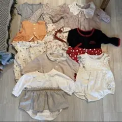 サイズ70 ベビー服10点　ミニー　ムーミン　など　衣類