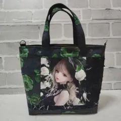 女の子パネル トートバッグෆ ᩚ