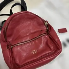 COACH リュック 赤 レッド コーチ バックパックのサムネイル