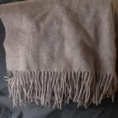 値下！大判カシミヤストール　厚みばっちり　手触り抜群