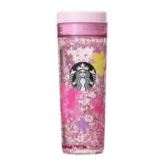 スタバ　SAKURA2024ウォーターインタンブラーピンクグリッター473ml