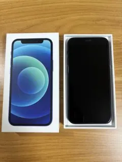 【美品】 iPhone 12 mini 128GB blueブルー 本体セット