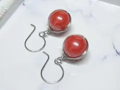 帝王シナバーピアス316L