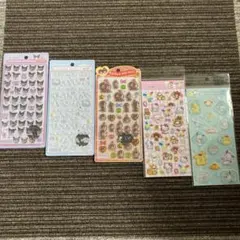ボンボンドロップシールミニなど5パックセット