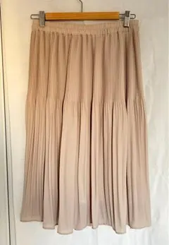 Hus HusH プリーツスカート(ミディアム丈)