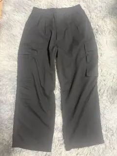 ドレープルーズウォッシャーカーゴパンツ ダークグレー WYMのサムネイル