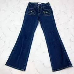 サムシング フレアデニム LISA ストレッチ 美品